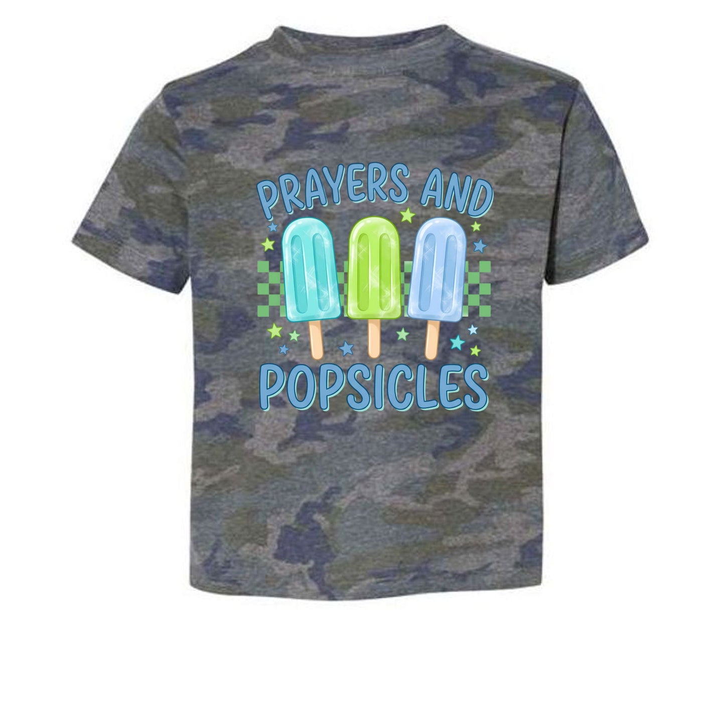 Prayers and Popsicles Toddler Christian T-shirt - ClaimedbyGodDesigns