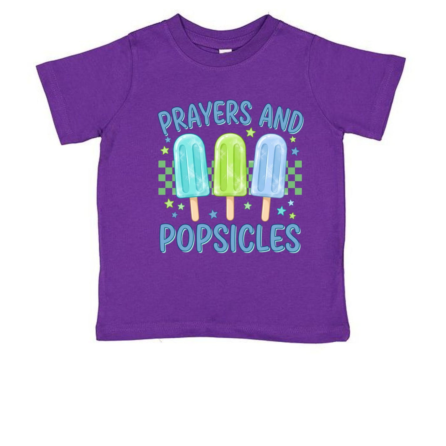 Prayers and Popsicles Toddler Christian T-shirt - ClaimedbyGodDesigns