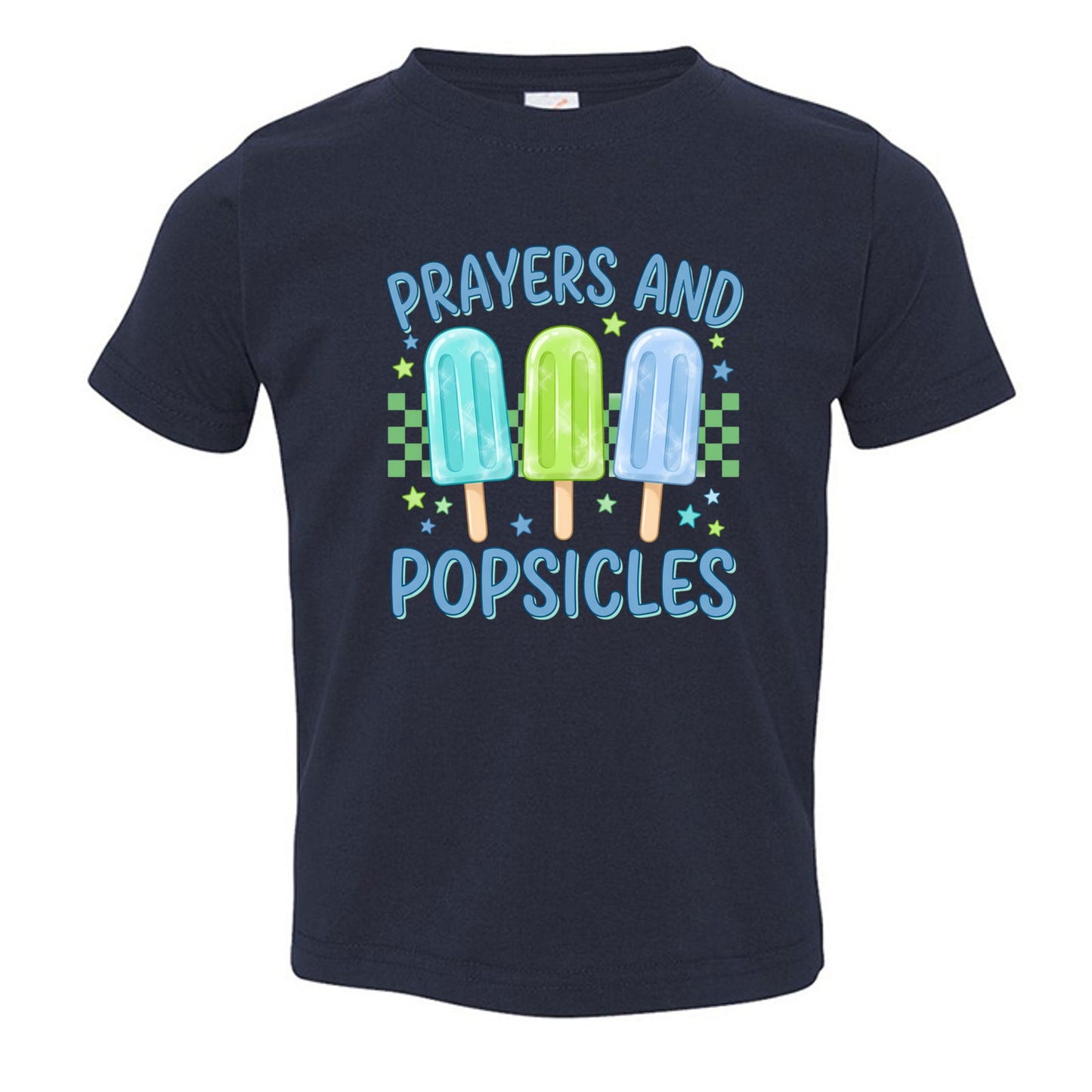 Prayers and Popsicles Toddler Christian T-shirt - ClaimedbyGodDesigns