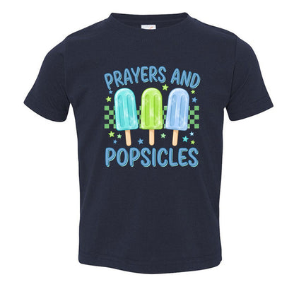 Prayers and Popsicles Toddler Christian T-shirt - ClaimedbyGodDesigns