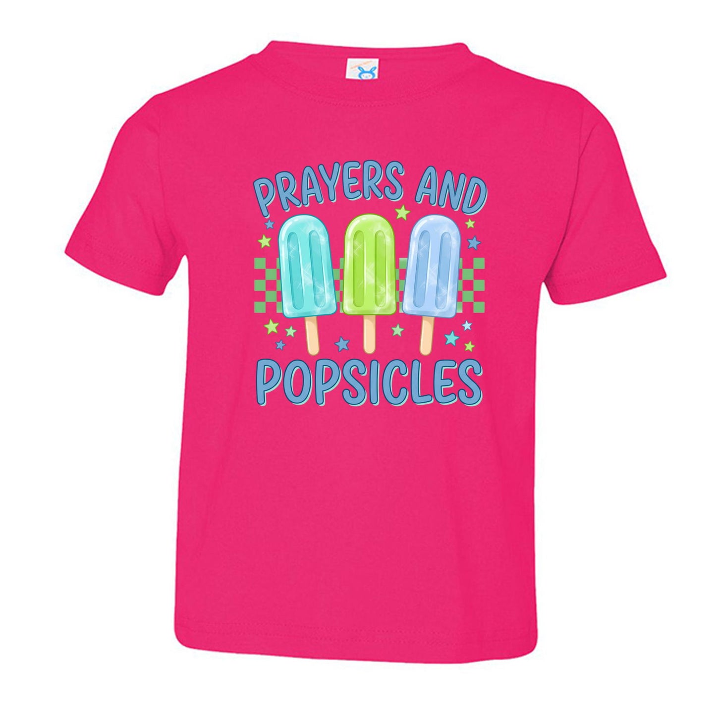 Prayers and Popsicles Toddler Christian T-shirt - ClaimedbyGodDesigns