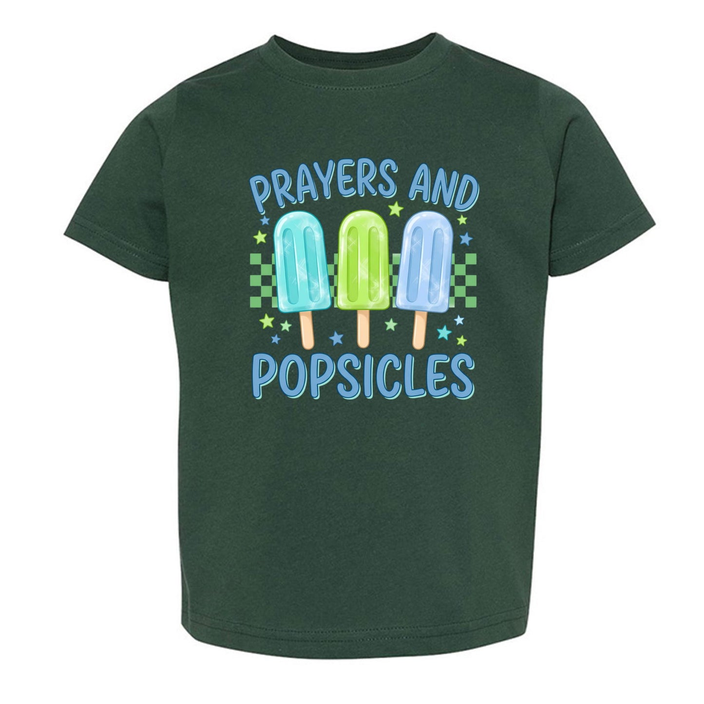 Prayers and Popsicles Toddler Christian T-shirt - ClaimedbyGodDesigns
