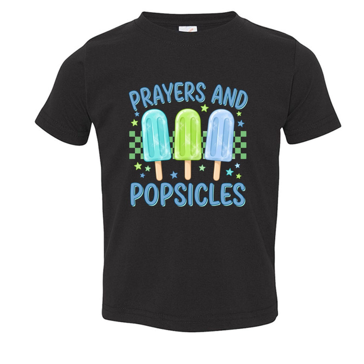 Prayers and Popsicles Toddler Christian T-shirt - ClaimedbyGodDesigns