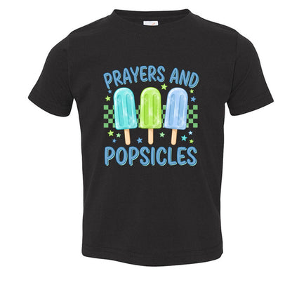 Prayers and Popsicles Toddler Christian T-shirt - ClaimedbyGodDesigns