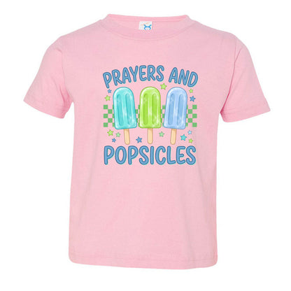 Prayers and Popsicles Toddler Christian T-shirt - ClaimedbyGodDesigns