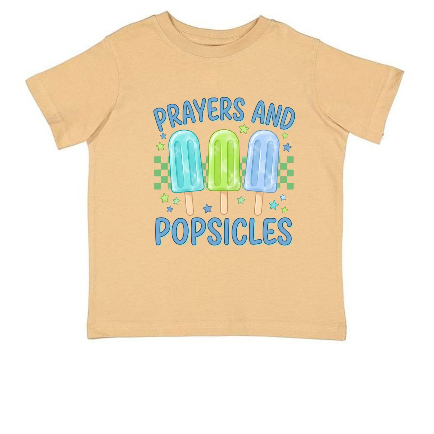Prayers and Popsicles Toddler Christian T-shirt - ClaimedbyGodDesigns