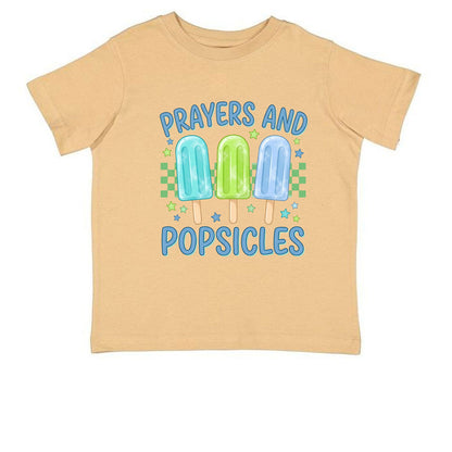 Prayers and Popsicles Toddler Christian T-shirt - ClaimedbyGodDesigns