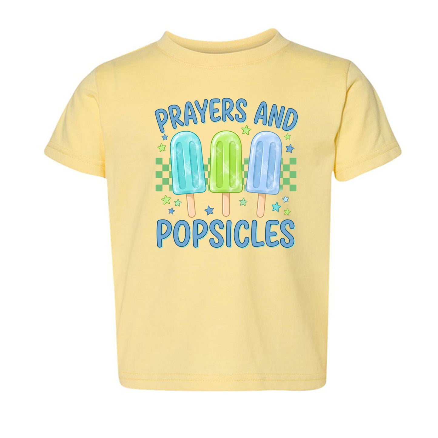 Prayers and Popsicles Toddler Christian T-shirt - ClaimedbyGodDesigns
