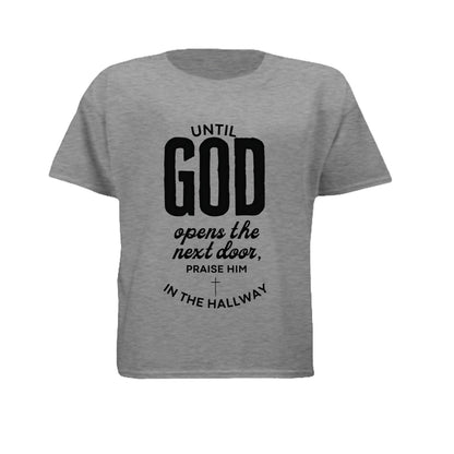 Praise Him In The Hallway Youth Christian T-shirt - ClaimedbyGodDesigns