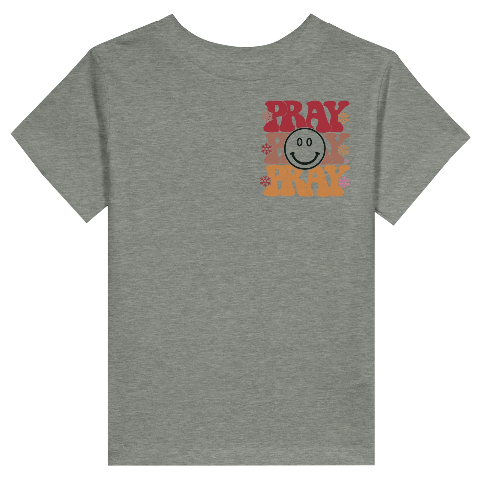 Pray Christian Toddler Staple T-Shirt - ClaimedbyGodDesigns