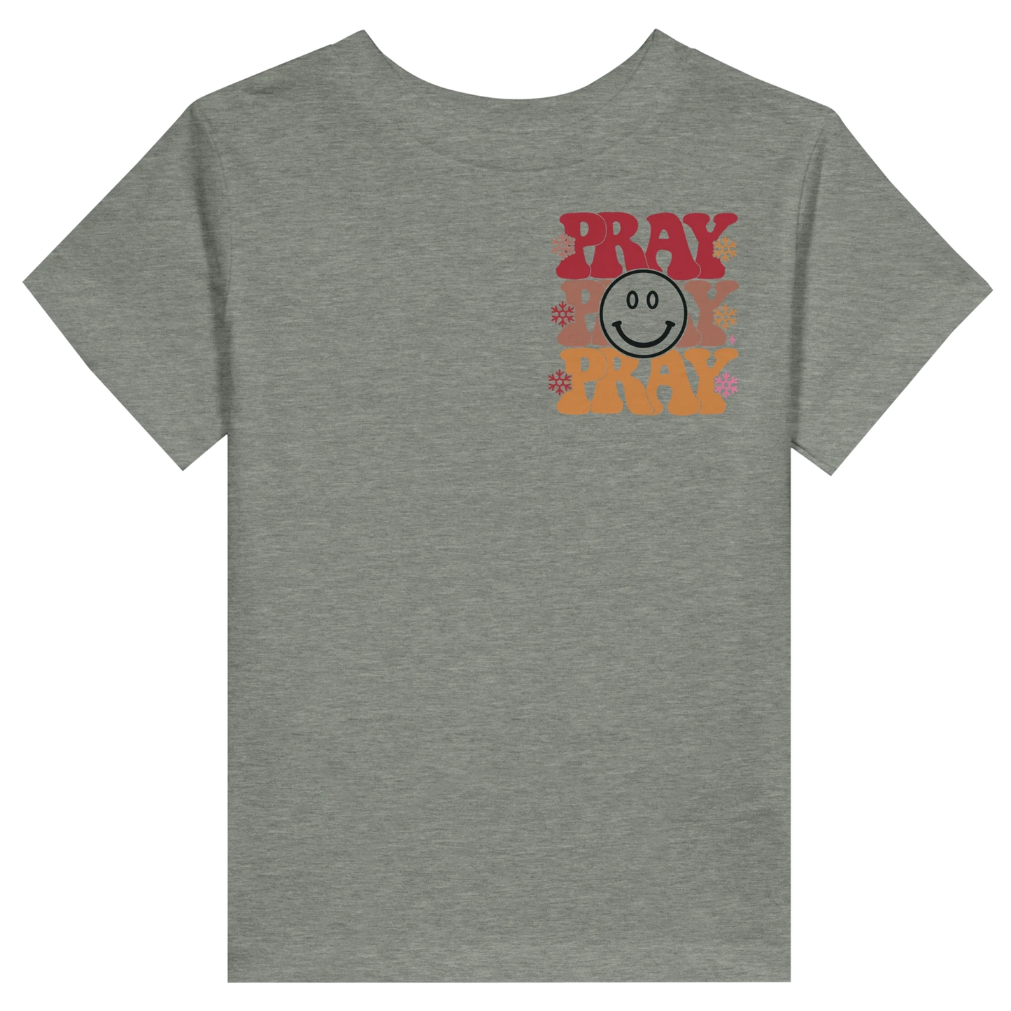Pray Christian Toddler Staple T-Shirt - ClaimedbyGodDesigns