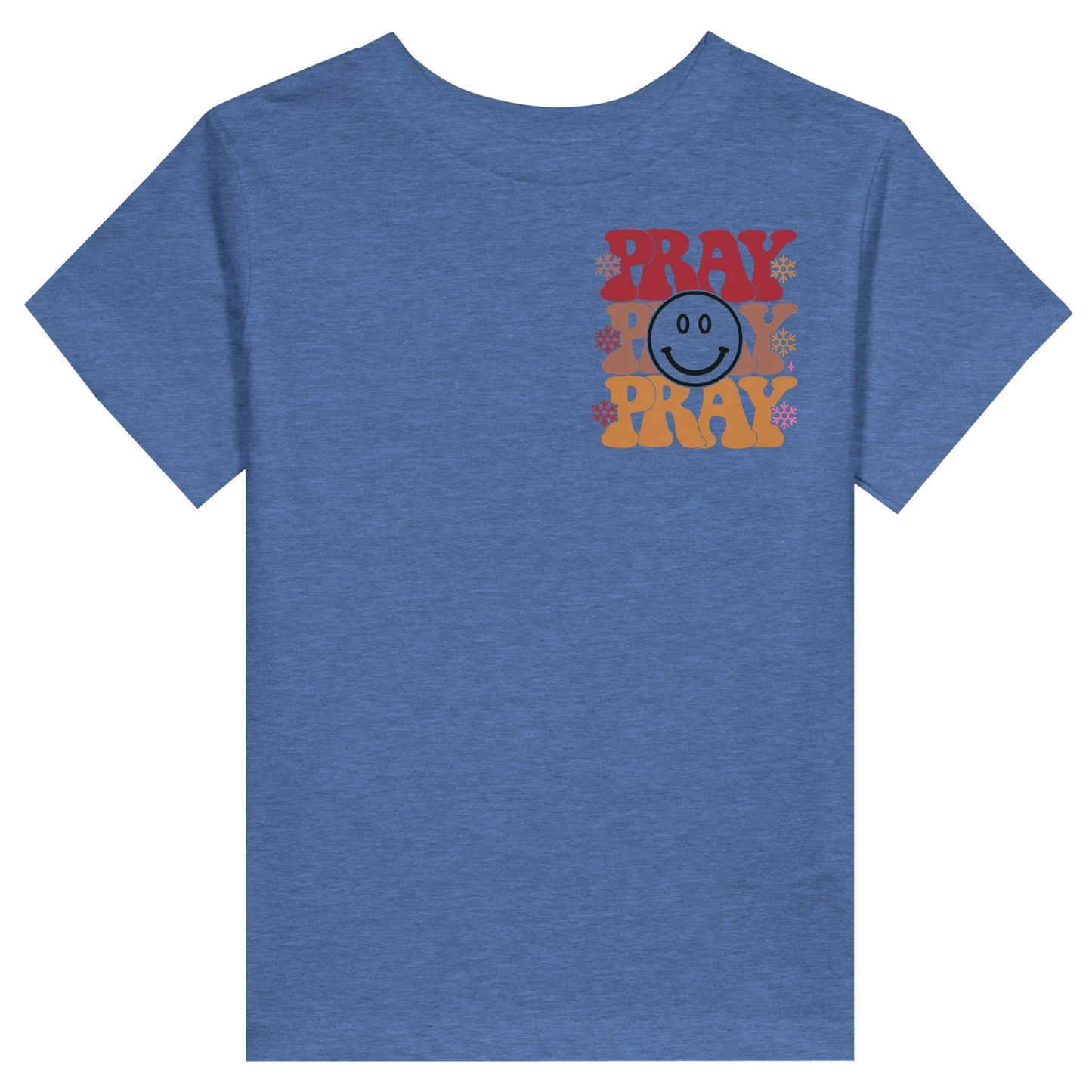 Pray Christian Toddler Staple T-Shirt - ClaimedbyGodDesigns