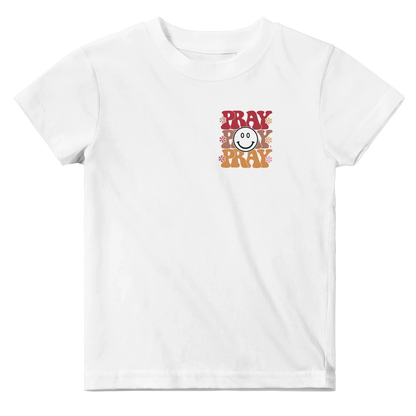 Pray Christian  Baby Crewneck T-shirt - ClaimedbyGodDesigns