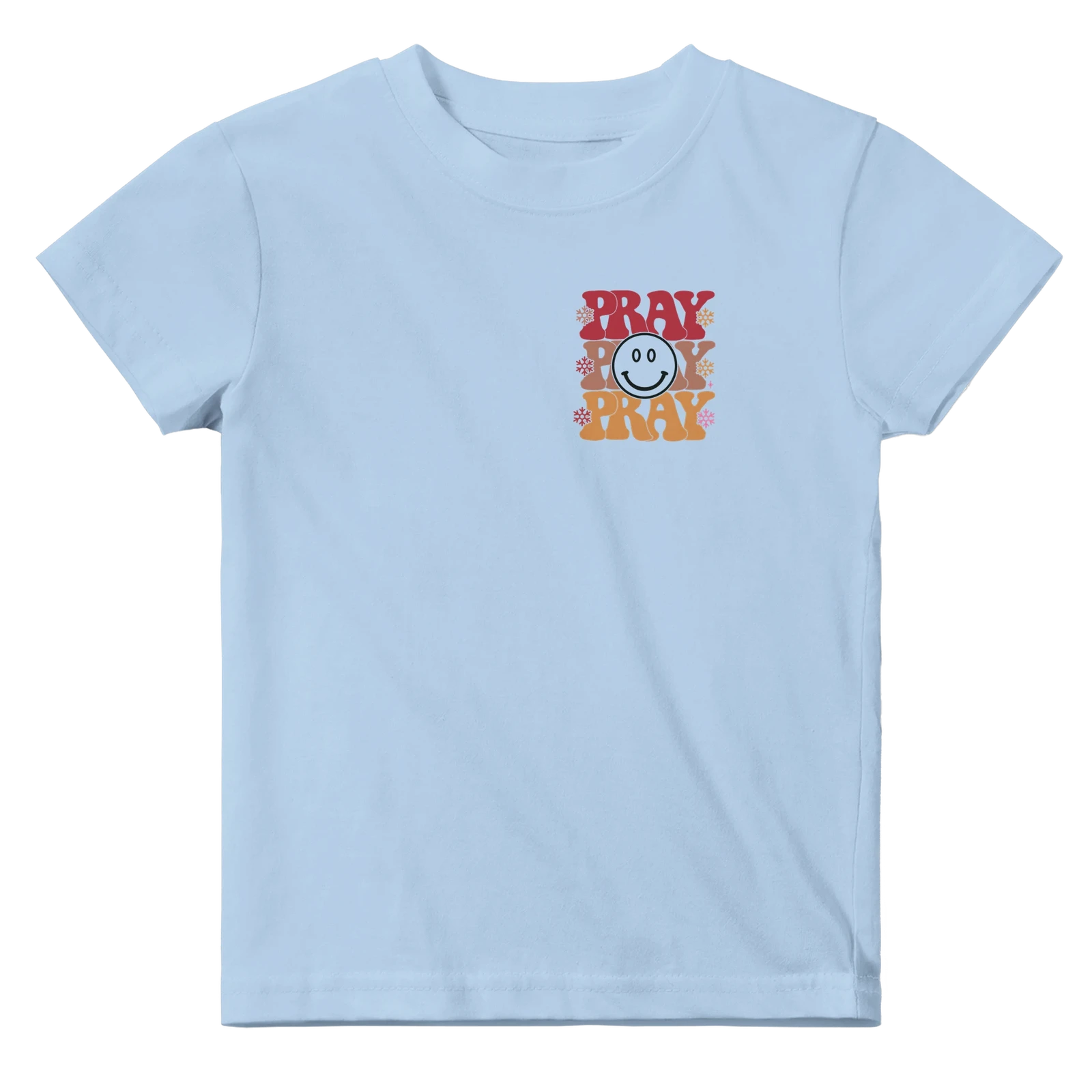 Pray Christian  Baby Crewneck T-shirt - ClaimedbyGodDesigns