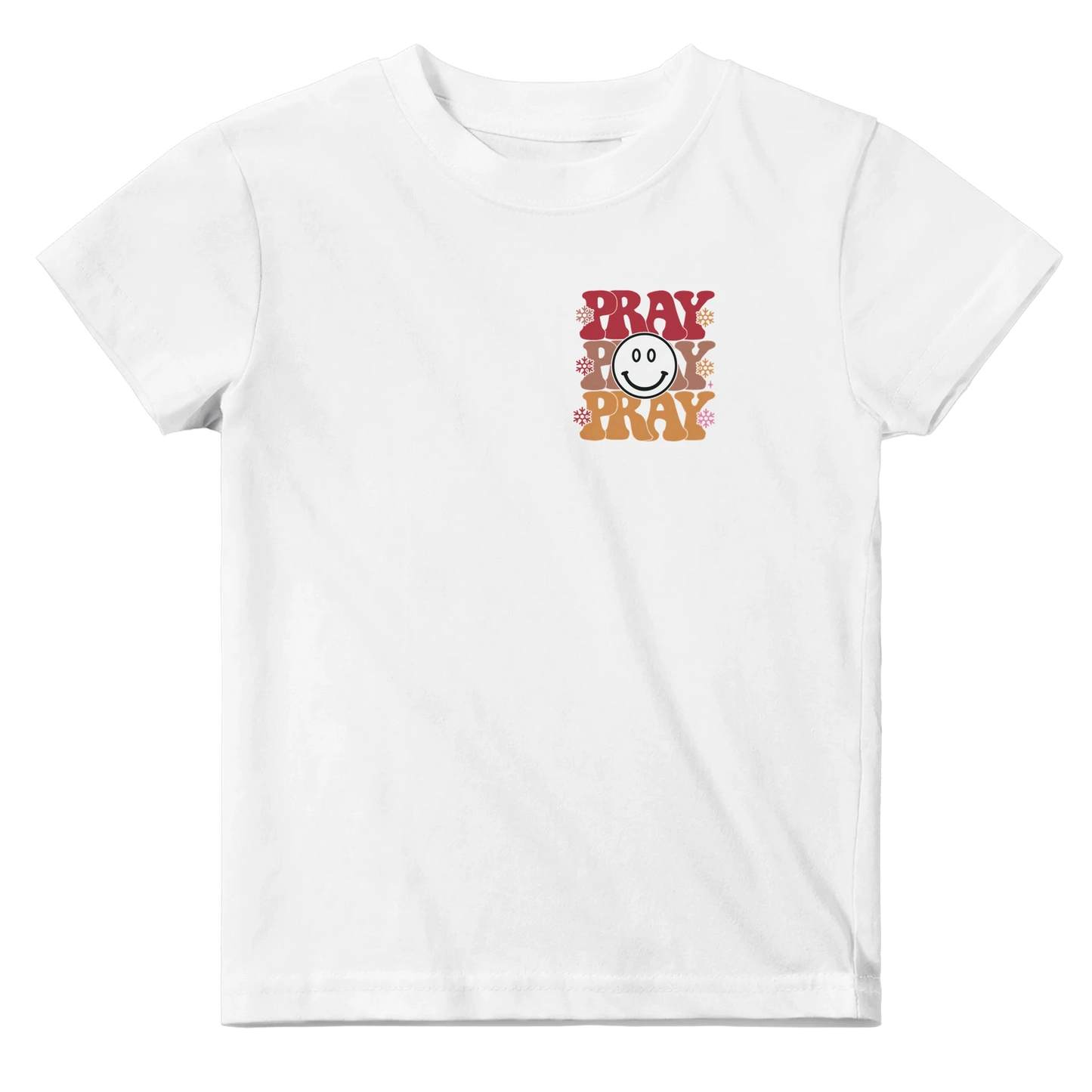 Pray Christian  Baby Crewneck T-shirt - ClaimedbyGodDesigns