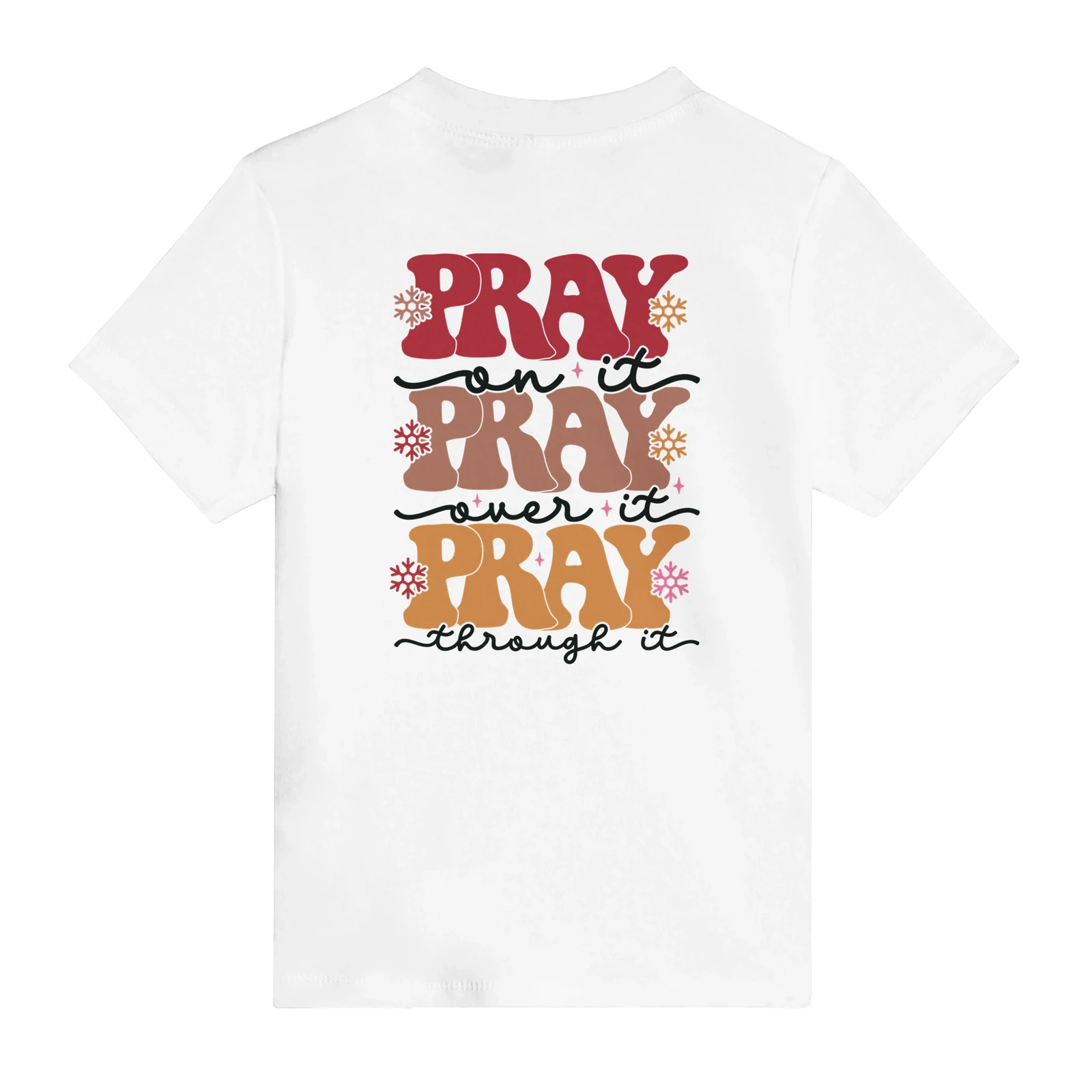 Pray Christian  Baby Crewneck T-shirt - ClaimedbyGodDesigns
