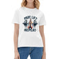 Pray Lift Repeat Womens Christian Gym T-shirt - ClaimedbyGodDesigns