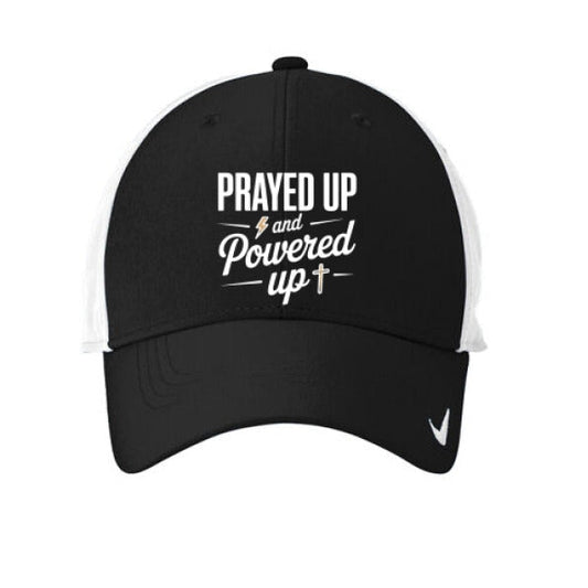 Prayed Up and Powered Up Adult Christian Hat - ClaimedbyGodDesigns