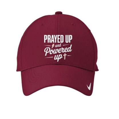 Prayed Up and Powered Up Adult Christian Hat - ClaimedbyGodDesigns