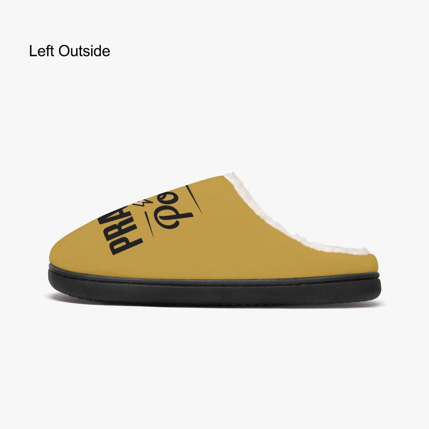 Prayed Up and Powered Up Christian Fluffy Bedroom Slippers - ClaimedbyGodDesigns