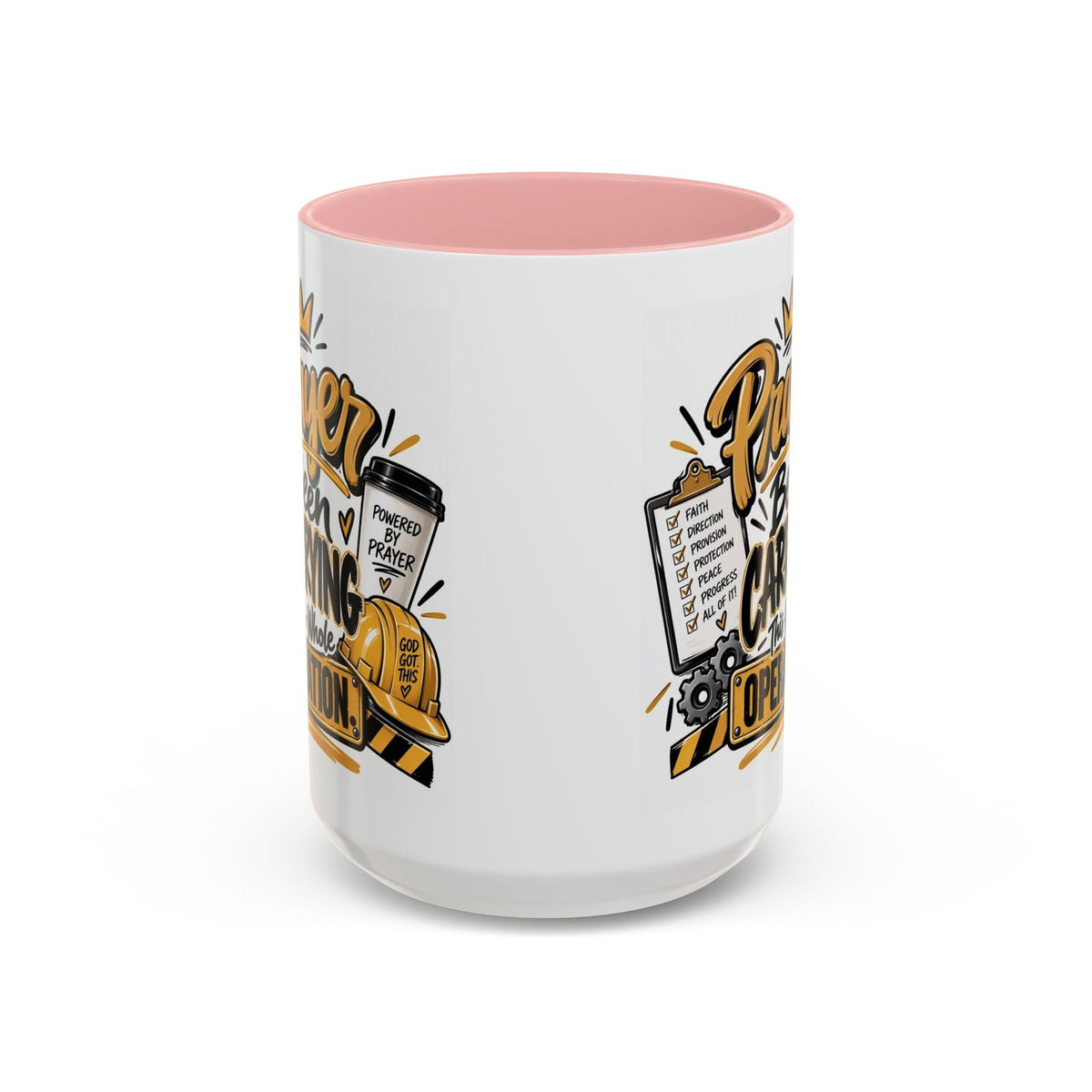 Prayer Been Carrying This Whole Operation Funny Christian Coffee Mug - Claimed by God Designs