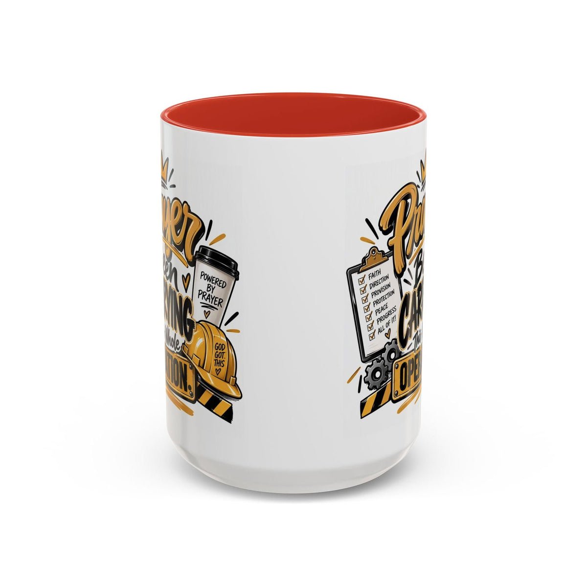 Prayer Been Carrying This Whole Operation Funny Christian Coffee Mug - Claimed by God Designs