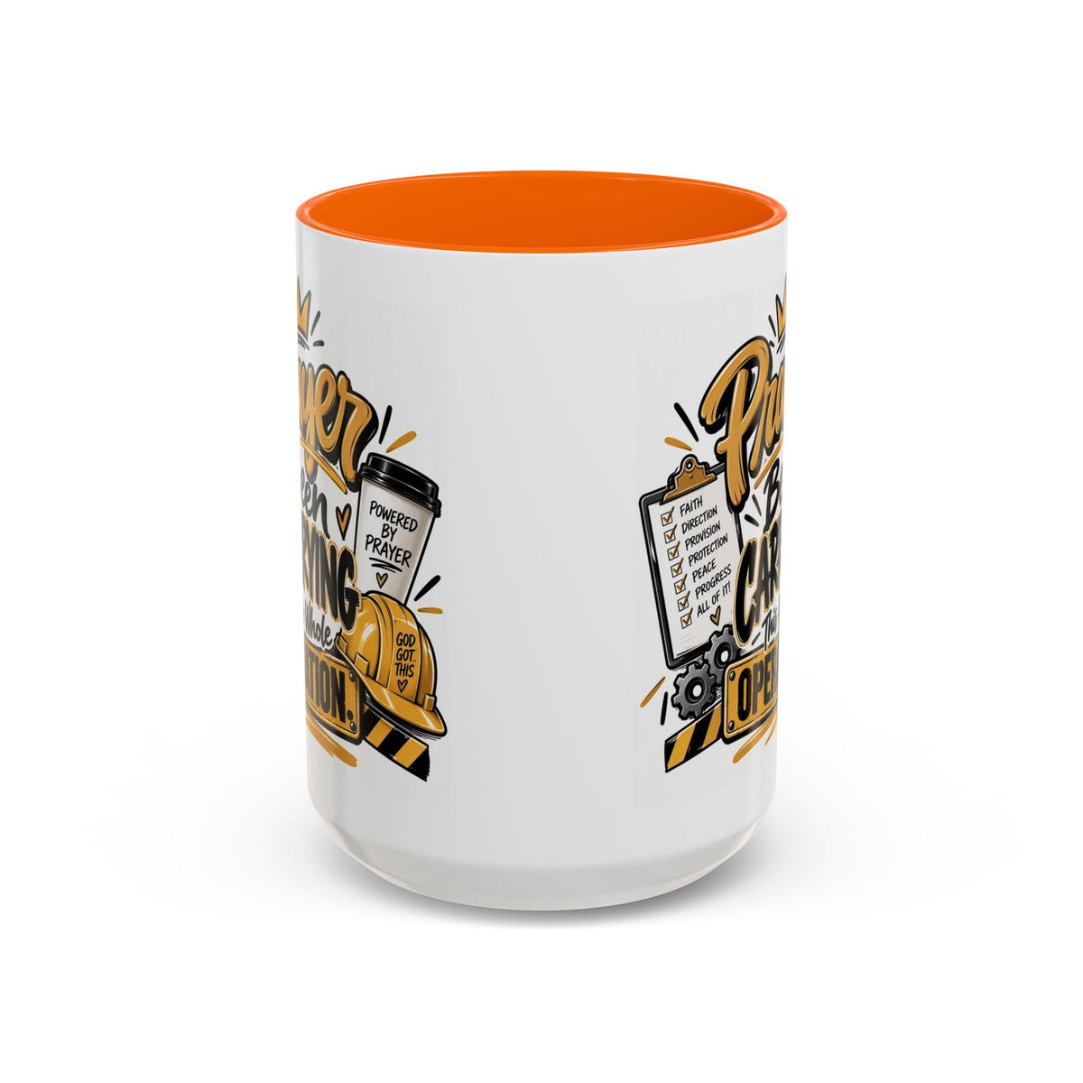Prayer Been Carrying This Whole Operation Funny Christian Coffee Mug - Claimed by God Designs