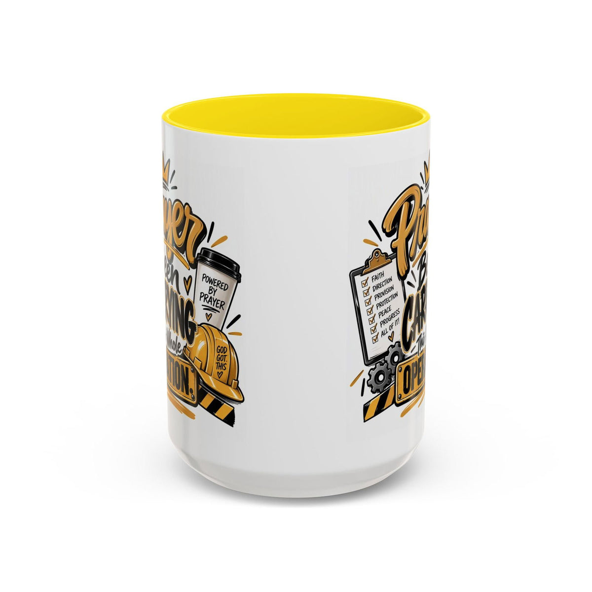 Prayer Been Carrying This Whole Operation Funny Christian Coffee Mug - Claimed by God Designs