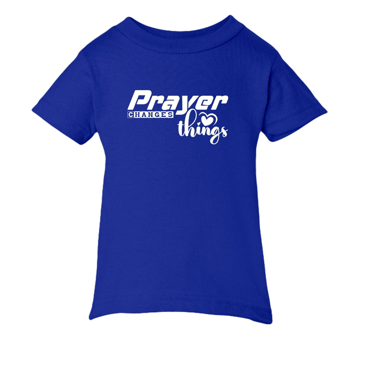 Prayer Changes Things Baby Christian T-shirt - ClaimedbyGodDesigns
