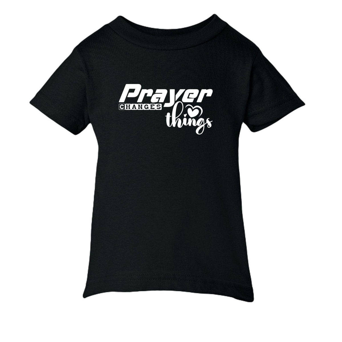 Prayer Changes Things Baby Christian T-shirt - ClaimedbyGodDesigns