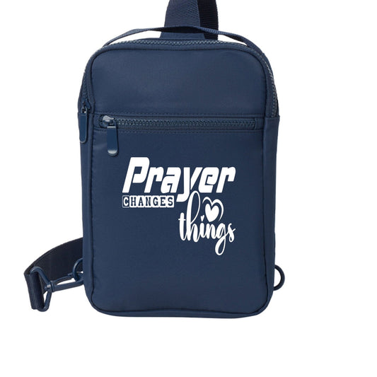 Prayer Changes Things Christian Backpack - ClaimedbyGodDesigns