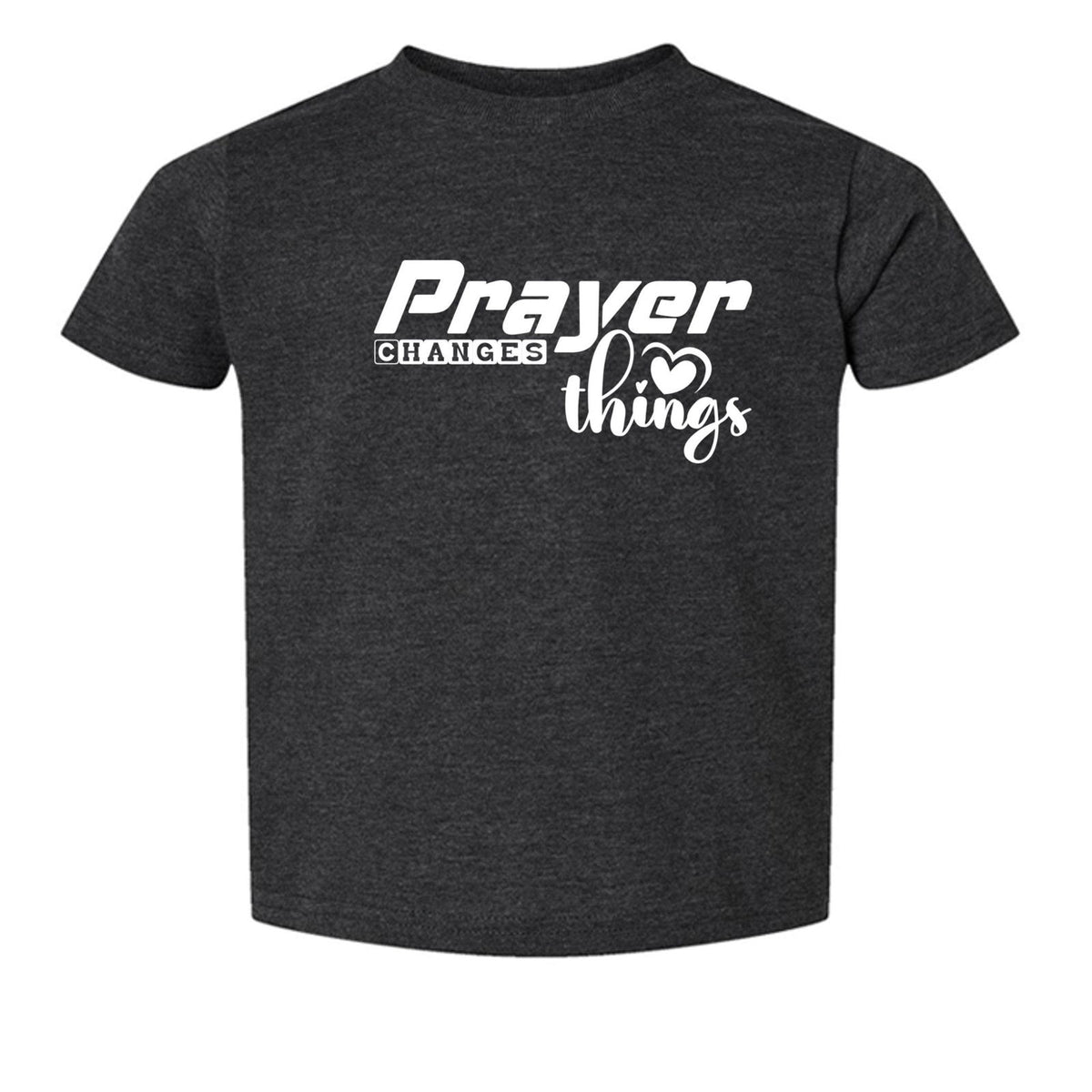 Prayer Changes Things Toddler Christian T-shirt - ClaimedbyGodDesigns