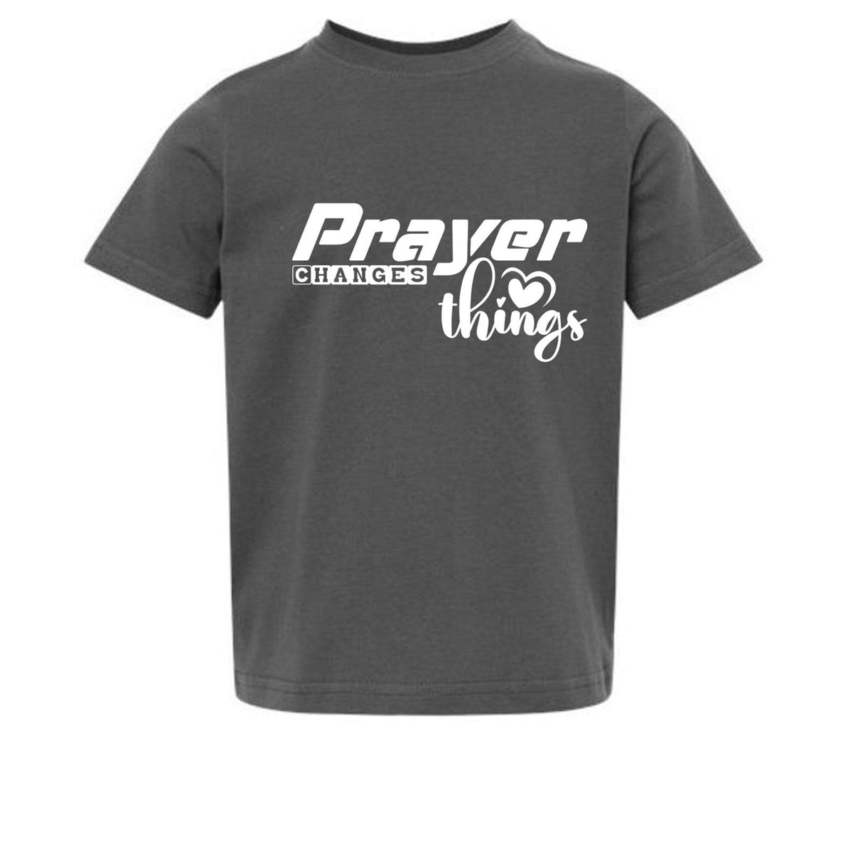 Prayer Changes Things Toddler Christian T-shirt - ClaimedbyGodDesigns