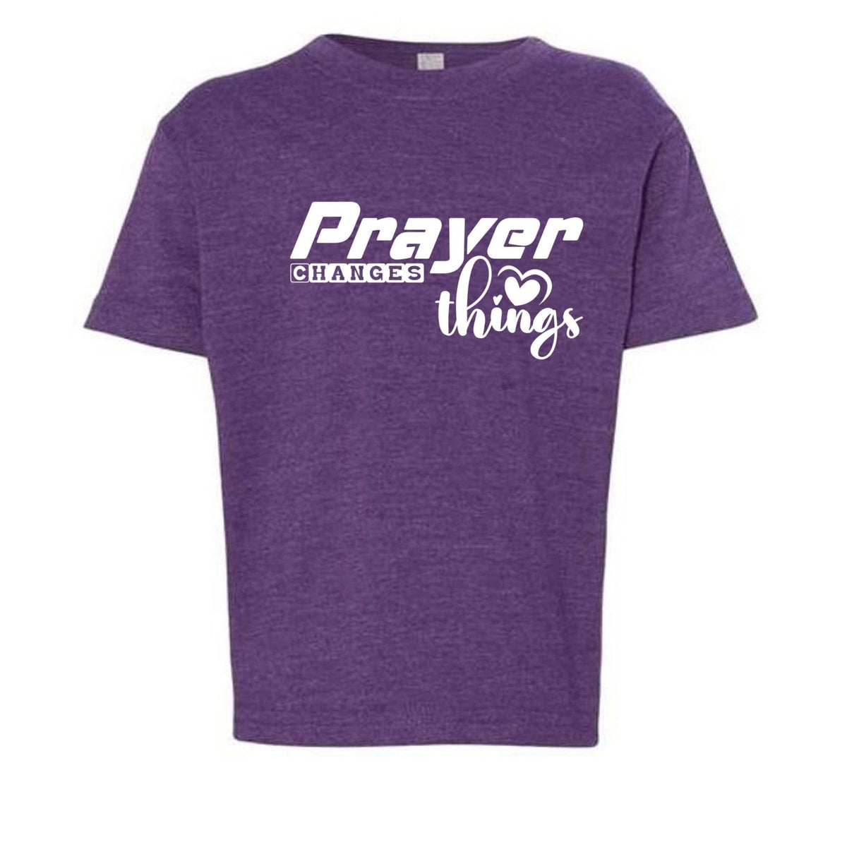 Prayer Changes Things Toddler Christian T-shirt - ClaimedbyGodDesigns
