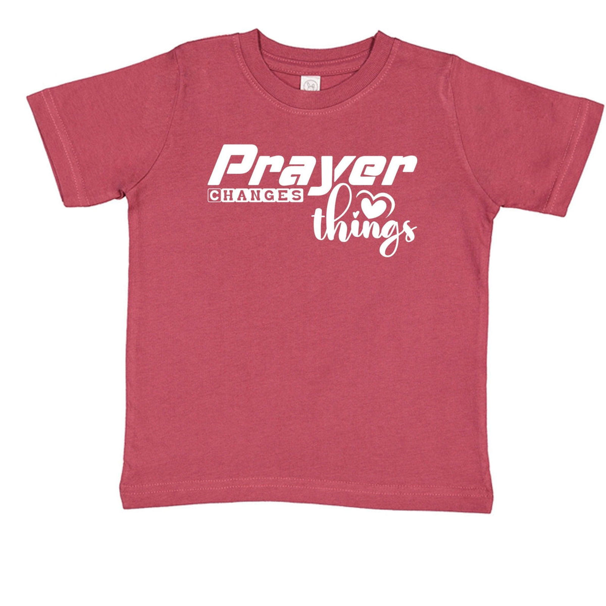 Prayer Changes Things Toddler Christian T-shirt - ClaimedbyGodDesigns