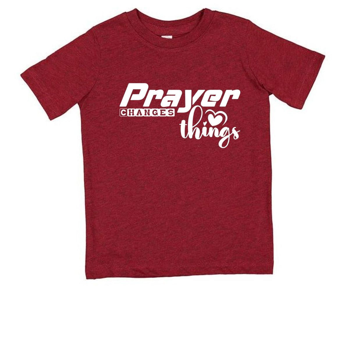 Prayer Changes Things Toddler Christian T-shirt - ClaimedbyGodDesigns
