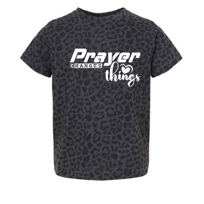 Prayer Changes Things Toddler Christian T-shirt - ClaimedbyGodDesigns