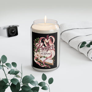 Prayer Fuels Purpose Scented Soy Candle - Claimed by God Designs