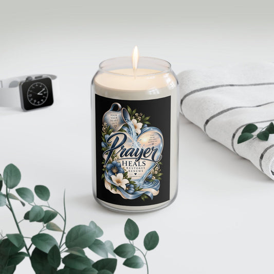 Prayer Heals Soy Candle - Claimed by God Designs