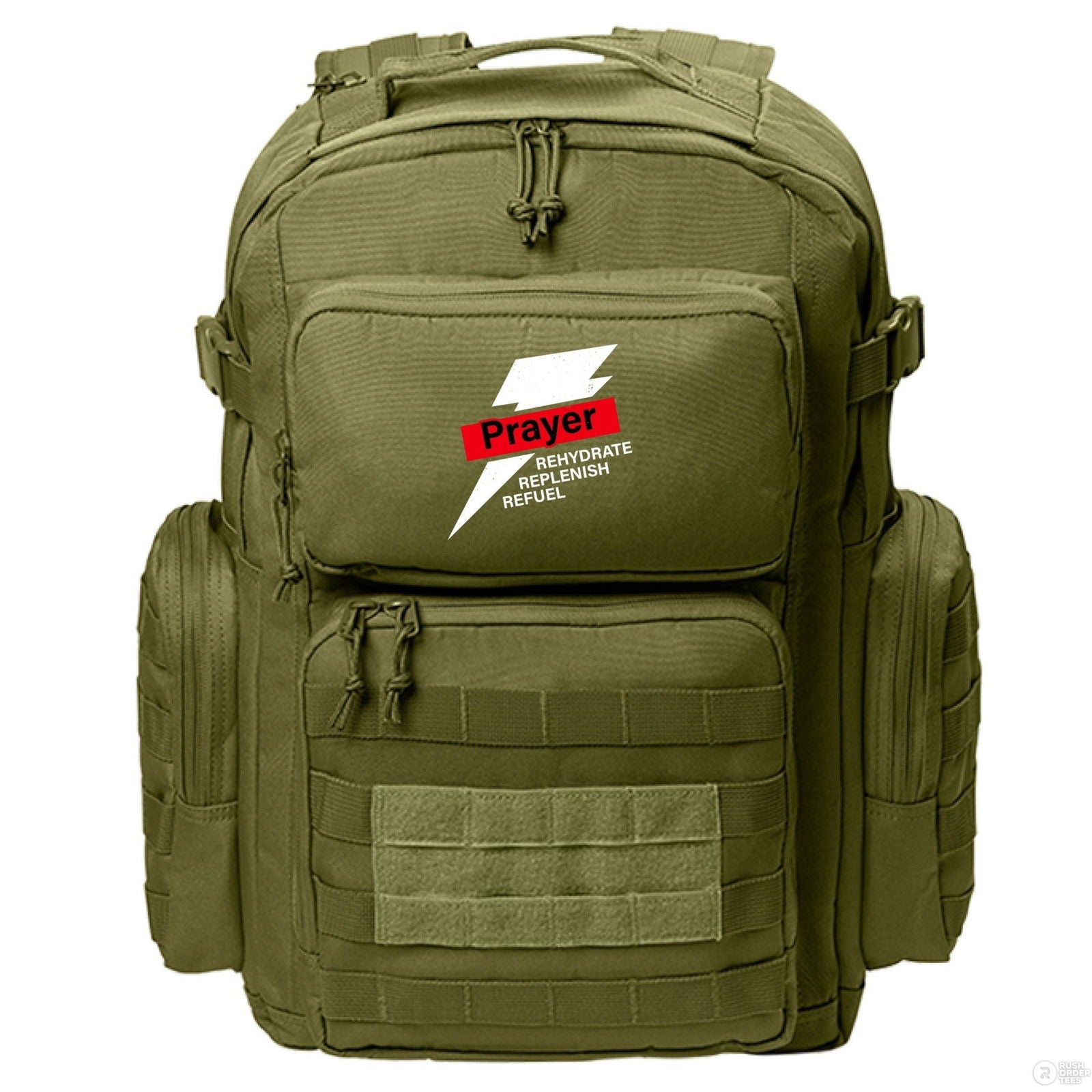 Prayer Rehydrate Replenish Refuel Christian Backpack - ClaimedbyGodDesigns