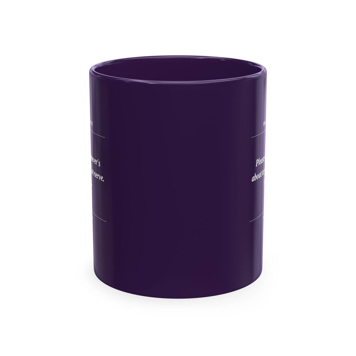 Prayer Request Ceramic Mug — Humorous 'Pray for Whoever Gets on My Last Nerve' Coffee Cup - ClaimedbyGodDesigns