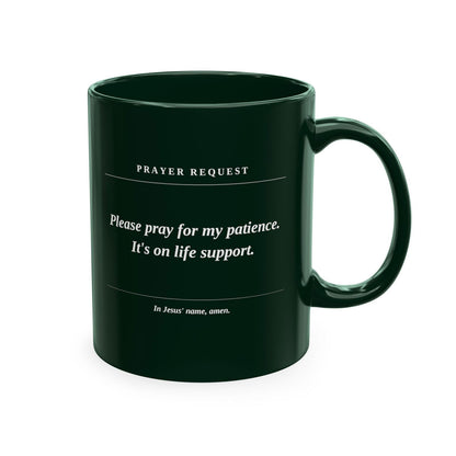 Prayer Request Ceramic Mug — 'Please Pray for Me' Inspirational Coffee Cup - ClaimedbyGodDesigns
