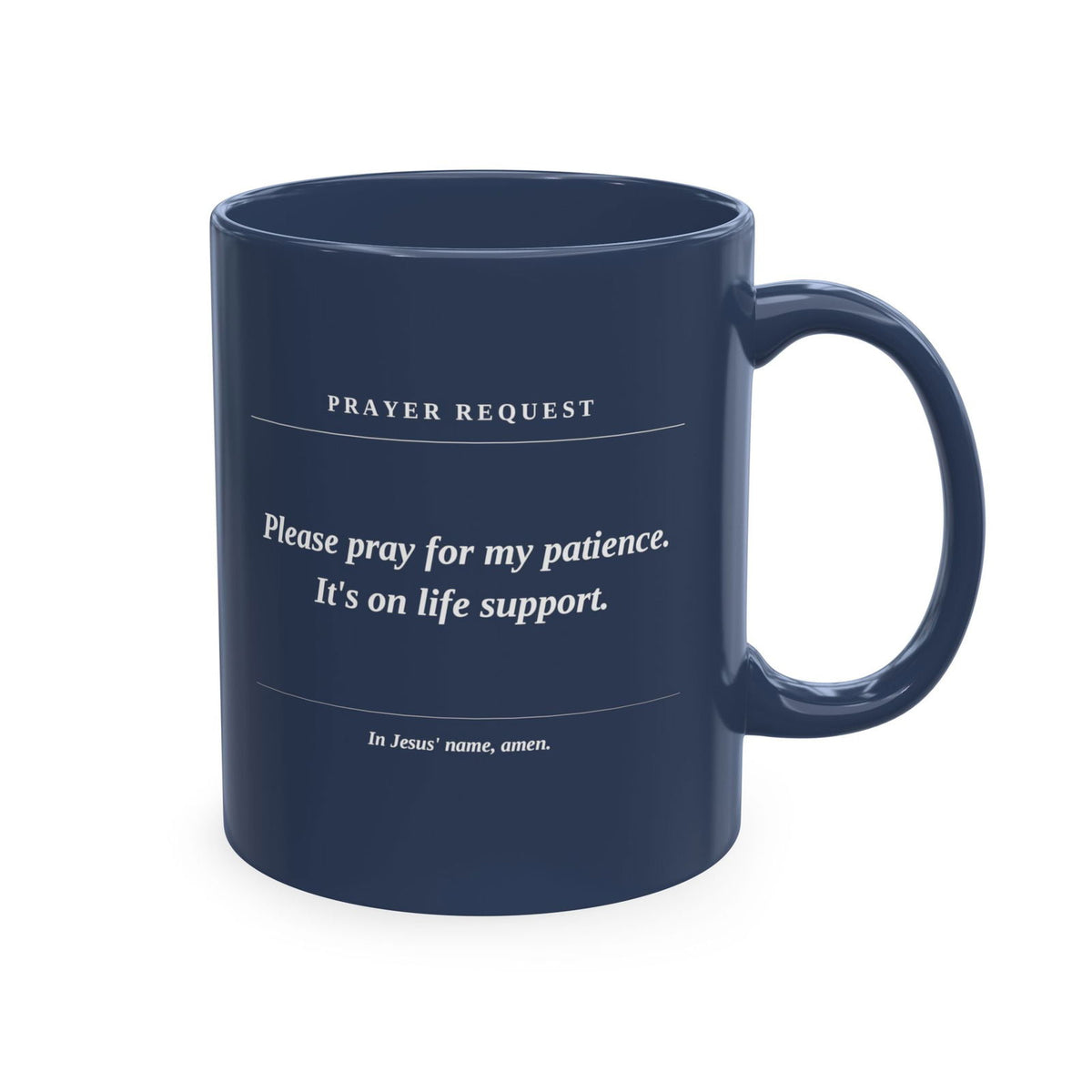 Prayer Request Ceramic Mug — 'Please Pray for Me' Inspirational Coffee Cup - ClaimedbyGodDesigns