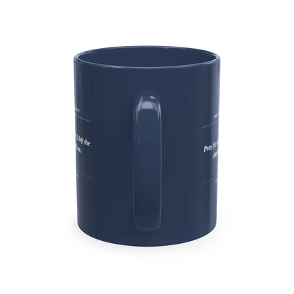 Prayer Request Ceramic Mug — 'Pray for My Peace' Inspirational Religious Coffee Cup - ClaimedbyGodDesigns