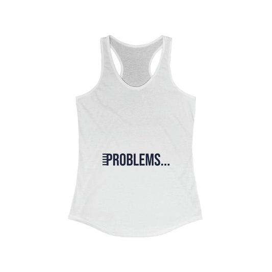 Problems Meet My God slim fit tank-top - ClaimedbyGodDesigns