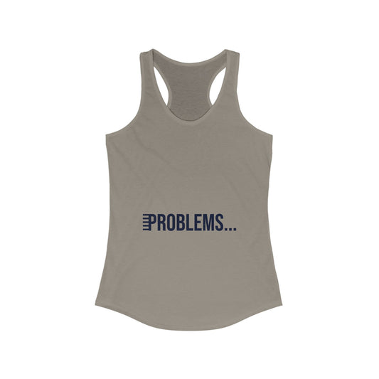 Problems Meet My God slim fit tank-top - ClaimedbyGodDesigns