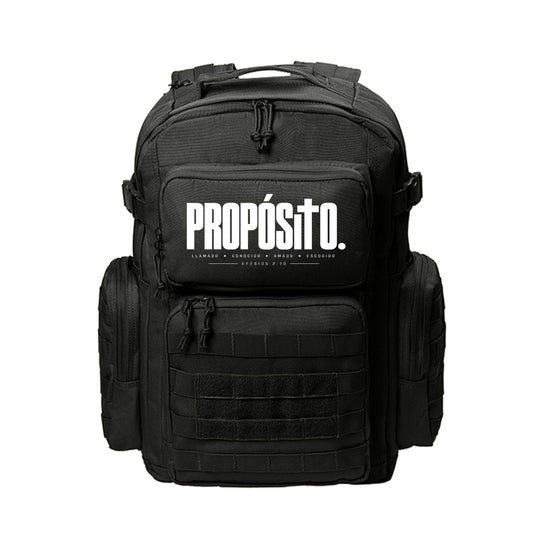 Propósito Christian Backpack Efesios 2:10 | Spanish Bible Verse Backpack - Claimed by God Designs