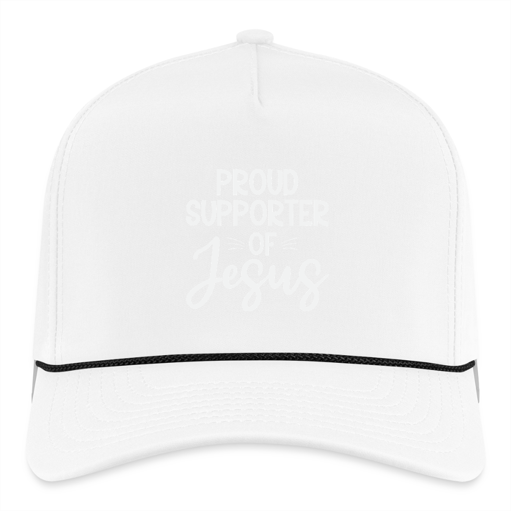 Proud Supporter Christian Rope Cap - ClaimedbyGodDesigns