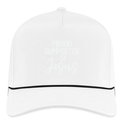 Proud Supporter Christian Rope Cap - ClaimedbyGodDesigns