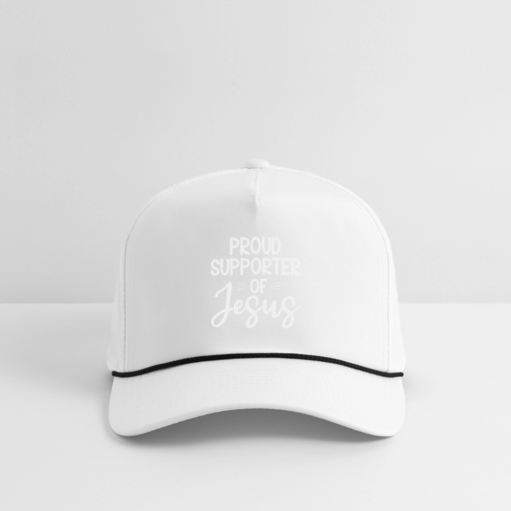 Proud Supporter Christian Rope Cap - ClaimedbyGodDesigns